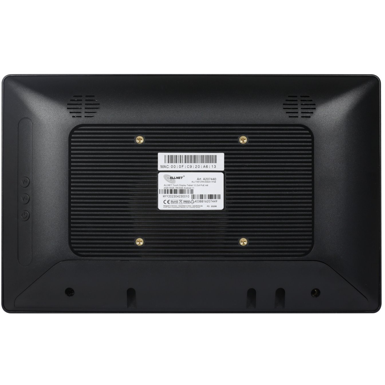 Tablet ALLNET Touch 12" PoE / 8GB / 64GB / RK3568 / Android 13 - Zezë - Figura 2