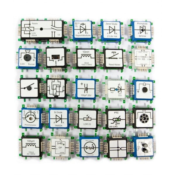 ALLNET Brick’R’knowledge Advanced Set 111pcs STEM Electronics Learning Kit Modular Circuit System ALL-BRICK-0223 - Figura 2