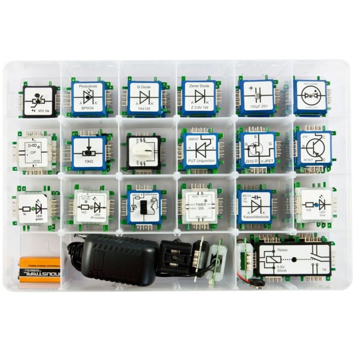 ALLNET Brick’R’knowledge Advanced Set 111pcs STEM Electronics Learning Kit Modular Circuit System ALL-BRICK-0223 - Figura 3