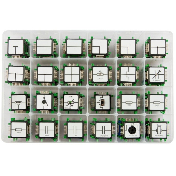 ALLNET Brick’R’knowledge Advanced Set 111pcs STEM Electronics Learning Kit Modular Circuit System ALL-BRICK-0223 - Figura 4