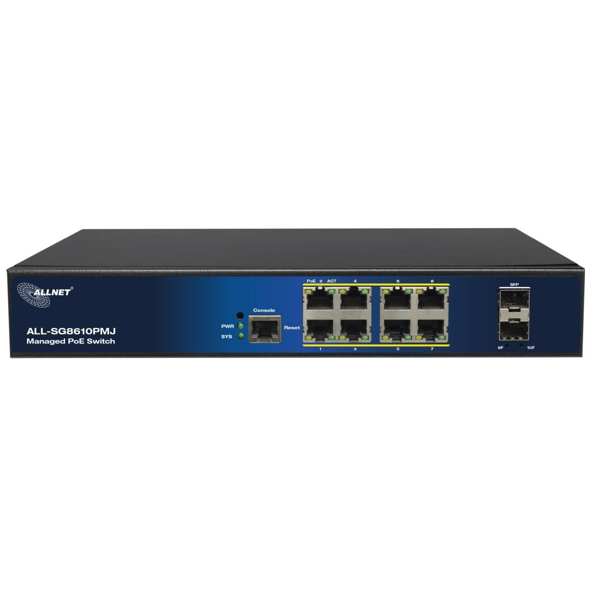 Switch ALLNET 8+2P ALL-SG8610PMJ POE M - Figura 3
