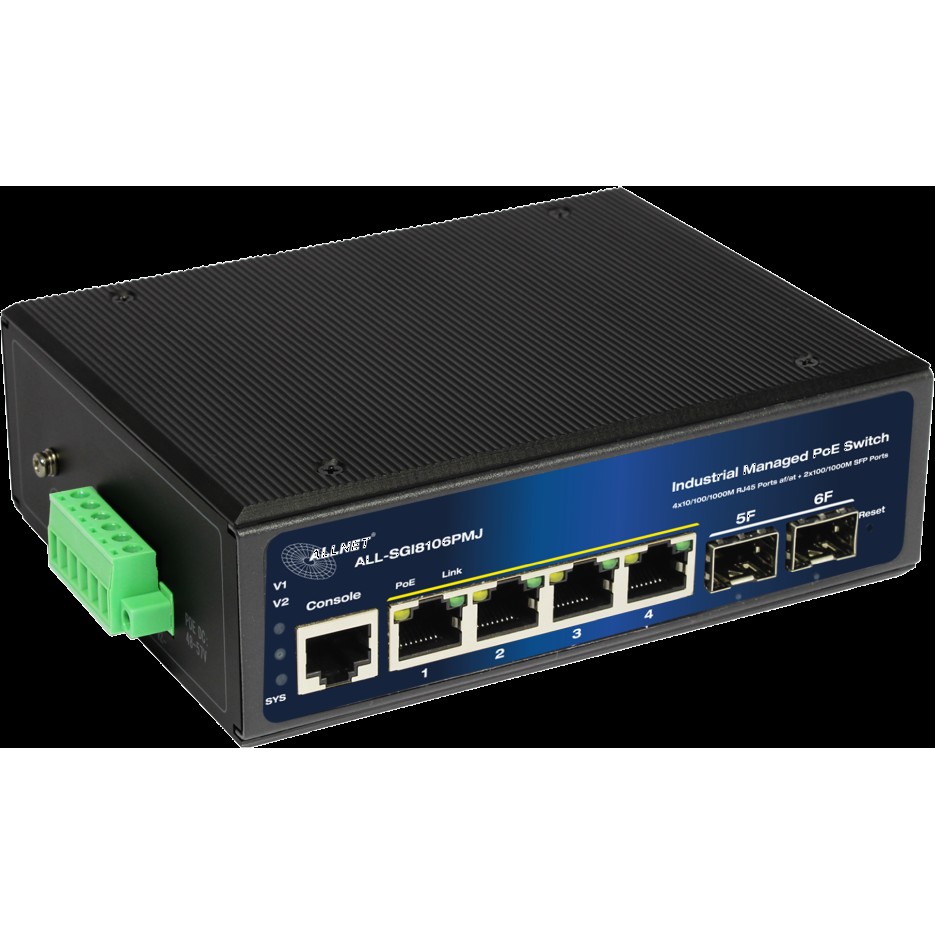 Switch ALLNET 4+2P ALL-SGI8106PMJ POE M industrial - Figura 2