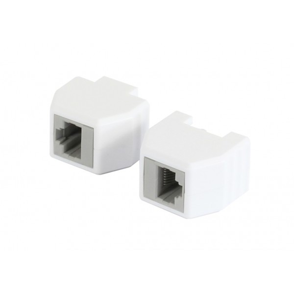 ALLNET CAT6A RJ45 Female-to-Female Coupler (1:1, 8-pin) – Magnetic Breakaway Safety Connector, Drop Jack Design, PoE Compatible, Supports up to 10 Gbps, 50-Pack Bulk