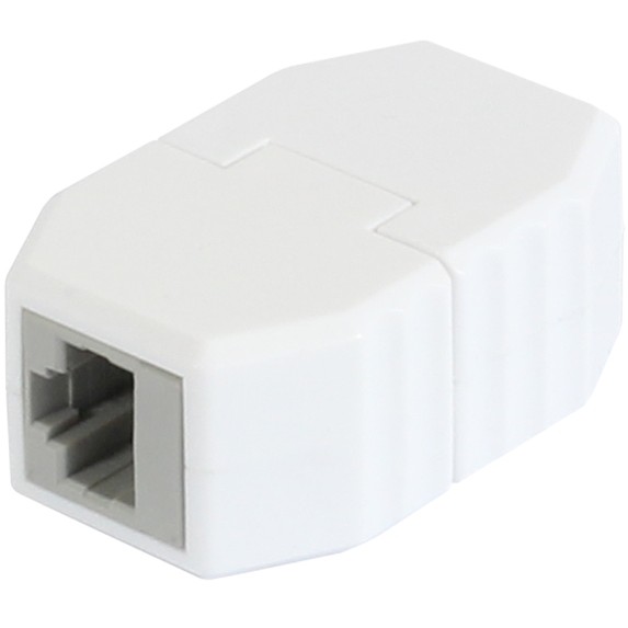ALLNET CAT6A RJ45 Female-to-Female Coupler (1:1, 8-pin) – Magnetic Breakaway Safety Connector, Drop Jack Design, PoE Compatible, Supports up to 10 Gbps, 50-Pack Bulk - Figura 4
