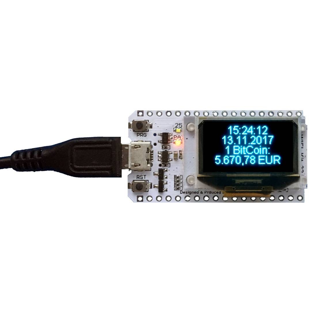 ALLNET 4duino ESP32 IoT Display WiFi Module 4-Line OLED Arduino Compatible Smart Display