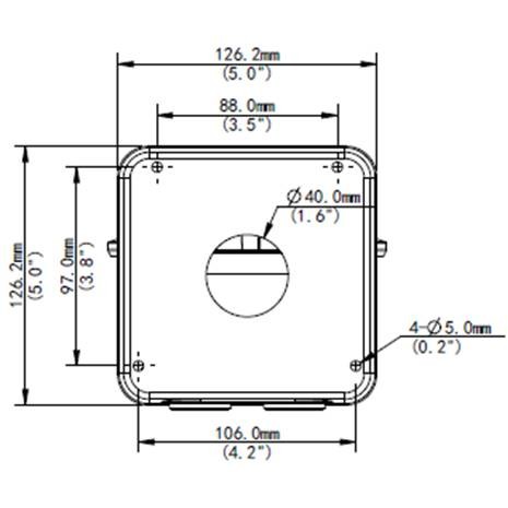 ALLNET Wall Mount with Junction Box for ALL-CAM2488-LVEN IP Camera – Outdoor Camera Bracket - Figura 3