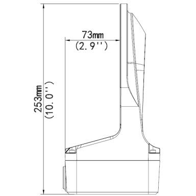 ALLNET Wall Mount with Junction Box for ALL-CAM2495-LVEFN IP Camera – Outdoor Security Camera Bracket - Figura 3