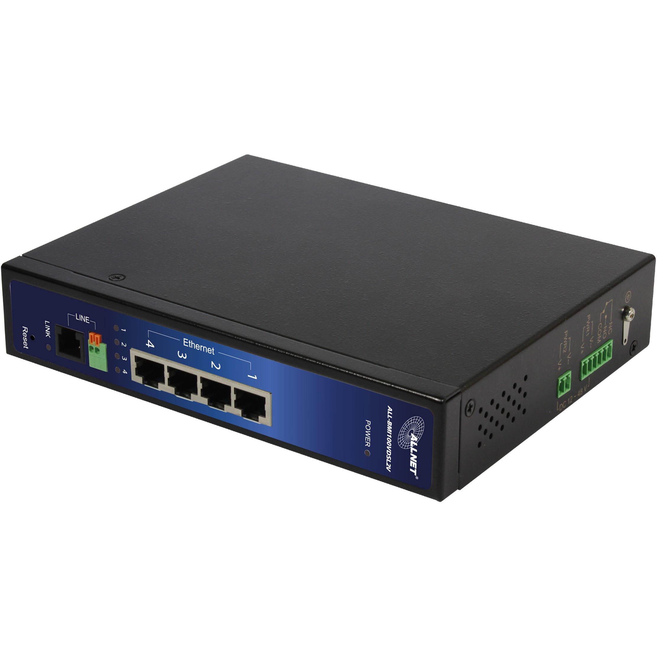 ALLNET ALL-BMI100VDSL2V Industrial ISP Bridge Modem – VDSL2 with Vectoring, IP30 Rated, Reliable Industrial Design - Figura 2