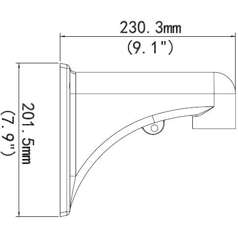 ALLNET Wallmount/Wandhalter për ALL-CAM2498-LEP - Figura 2