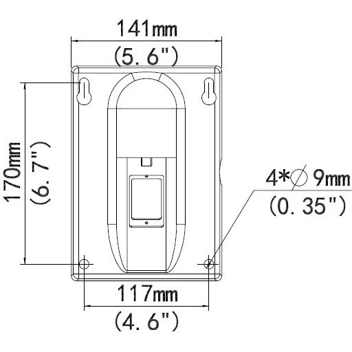 ALLNET Wallmount/Wandhalter për ALL-CAM2498-LEP - Figura 3