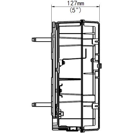 ALLNET Junction Box / Mounting Box for ALL-CAM2498-LEP – CCTV Installation Accessory - Figura 3