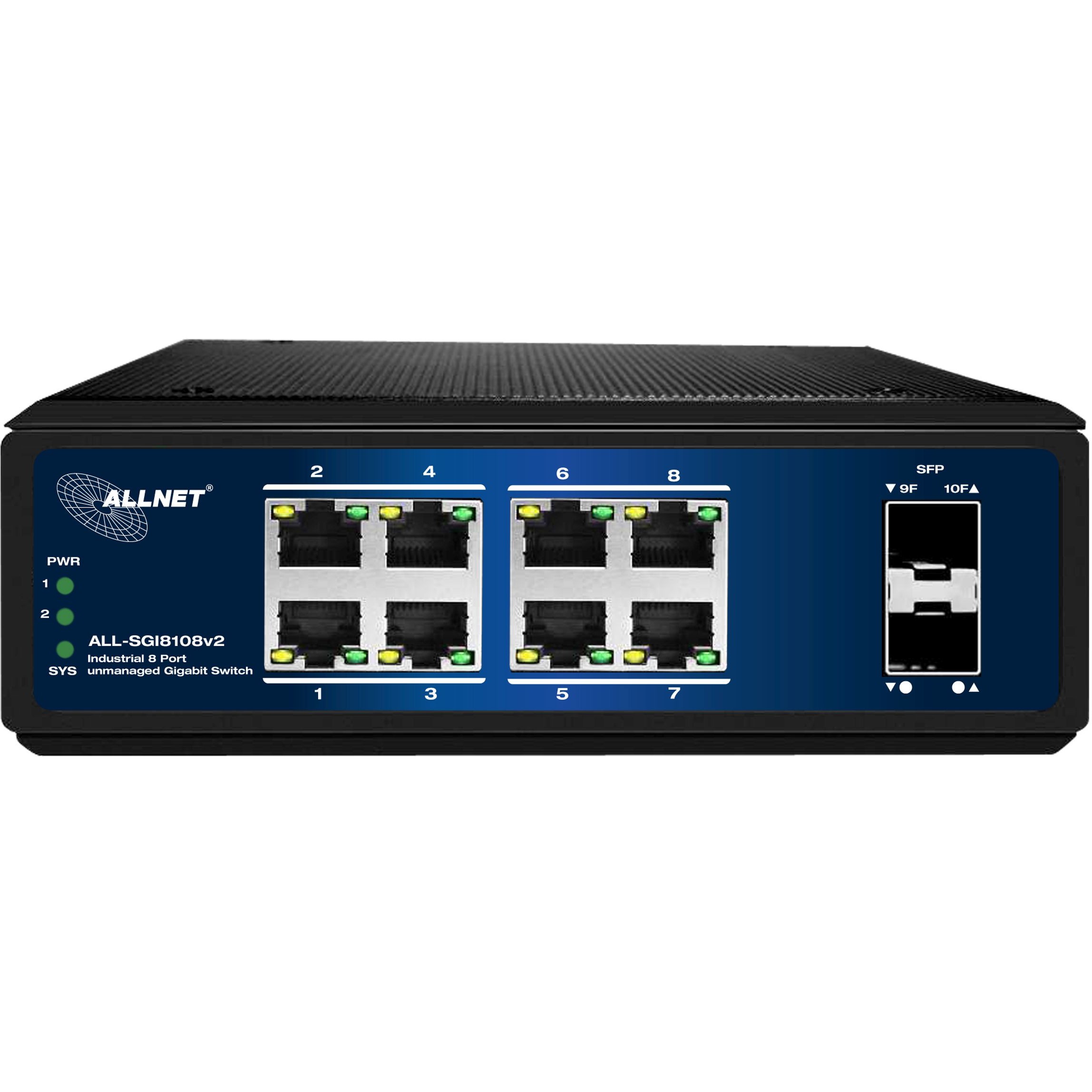 Switch ALLNET 8+2P ALL-SGI8108v2 industrial