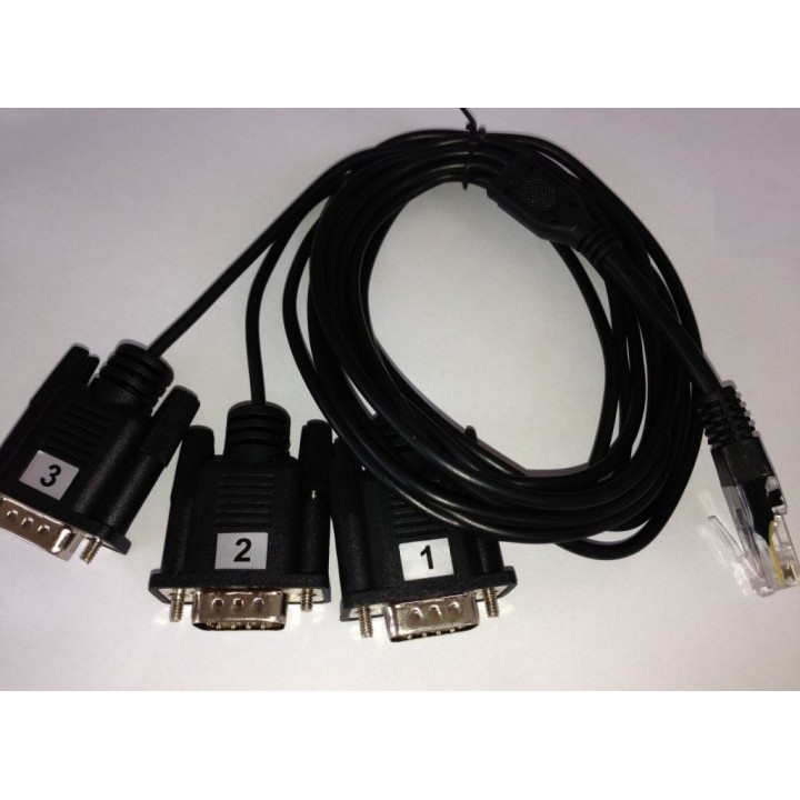 Aksesorë për Rrjet ALLNET MSR zbh. COM-Port RJ45 Adapter mit 3 seriellen Ports f. z.B. ALL4500/3500/3691/3692/3693 etj