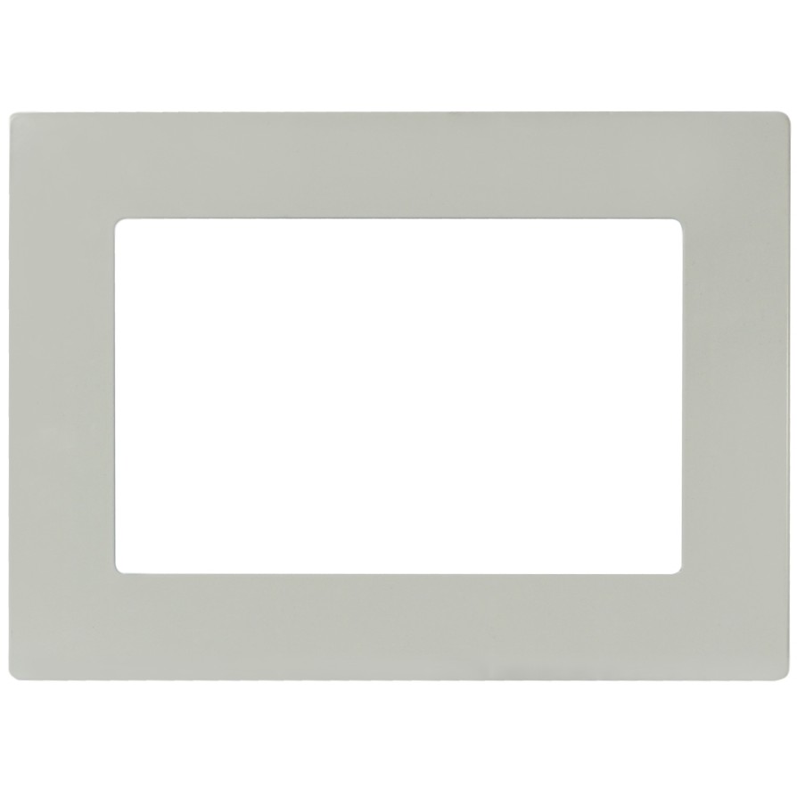 ALLNET 15 Inch Touch Display Tablet White Wide Bezel – Broad Mounting Frame Cover for Wall Installation