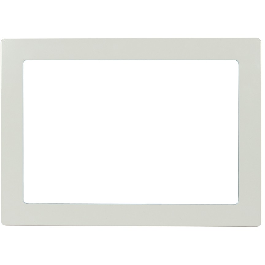 ALLNET 14 Inch Touch Display Tablet White Narrow Bezel – Slim Mounting Frame Cover for Wall Installation