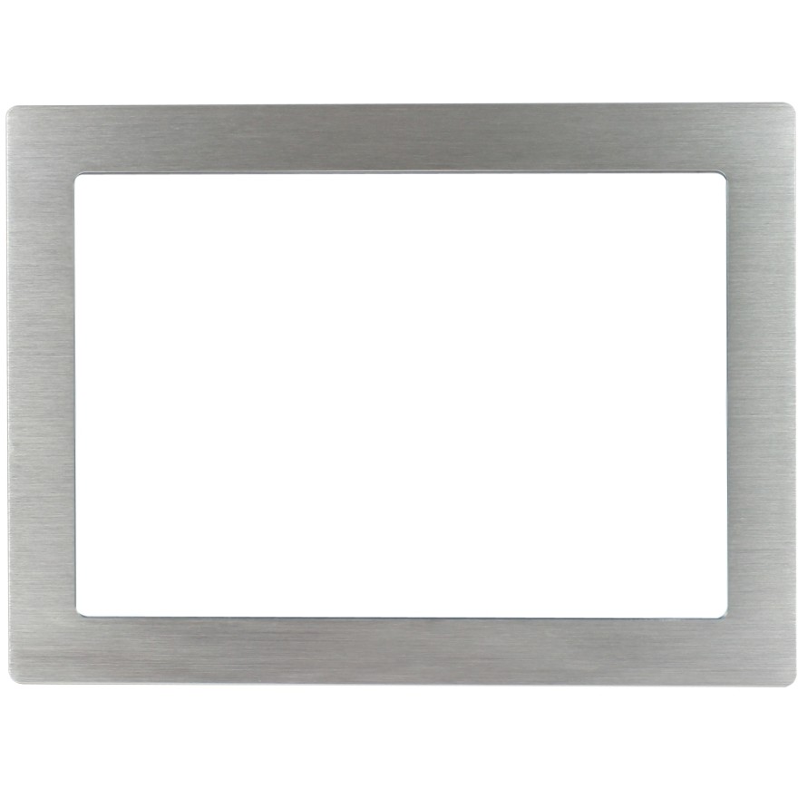 ALLNET 12 Inch Touch Display Tablet Silver Narrow Bezel – Slim Mounting Frame Cover for Wall Installation