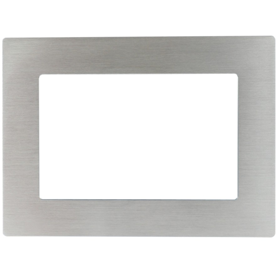 ALLNET 12 Inch Touch Display Tablet Silver Wide Bezel – Broad Mounting Frame Cover for Wall Installation