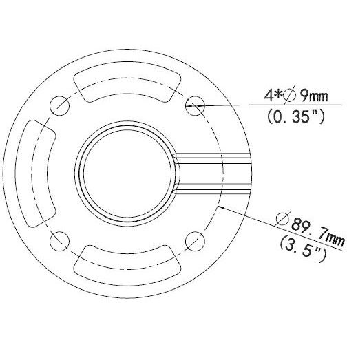 ALLNET ALL-CAM2498-LEP Pendant Mount – Ceiling Bracket for PTZ Dome IP Camera (Aluminum, Indoor/Outdoor) - Figura 2