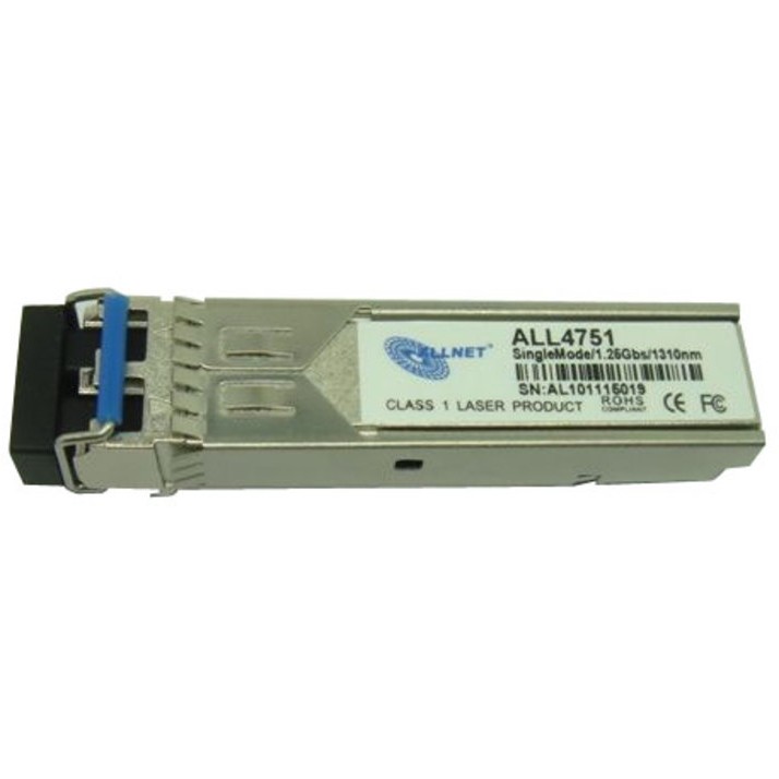 ALLNET SFP Module ALL4751 1G LX LC 1310nm Singlemode 10km Mini-GBIC Fiber Transceiver