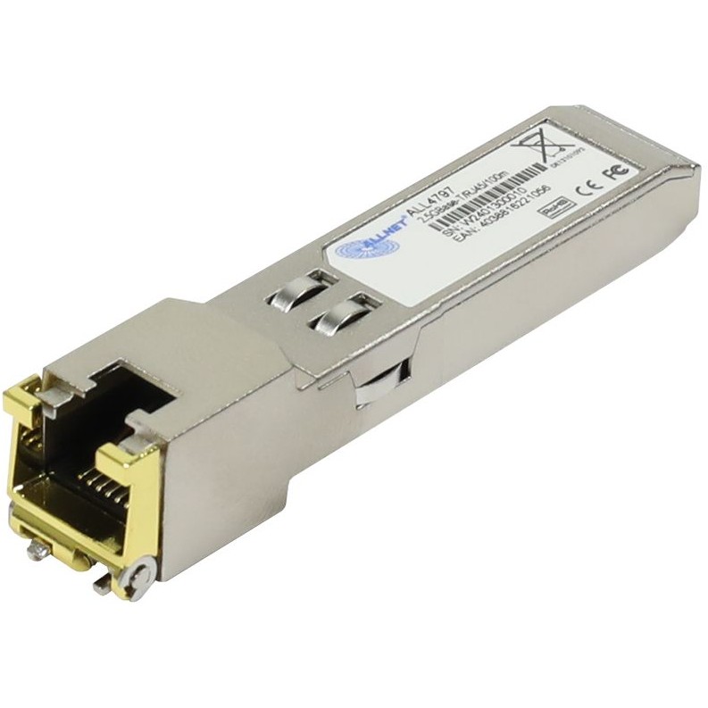 Aksesorë për Rrjet ALLNET Switch Modul ALL4797 SFP(Mini-GBIC). 2.5Gbit. RJ45(TP). uncoduar