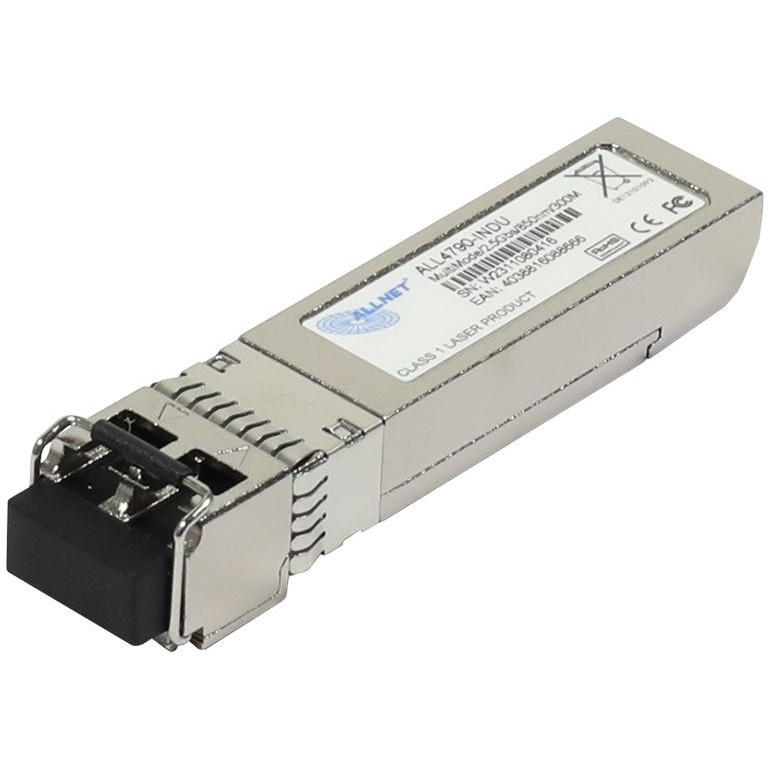 Aksesorë për Rrjet ALLNET Switch Modul ALL4790-INDU SFP(Mini-GBIC). 2.5Gbit. Multimode/LC. Industrial -40/+85 Grad