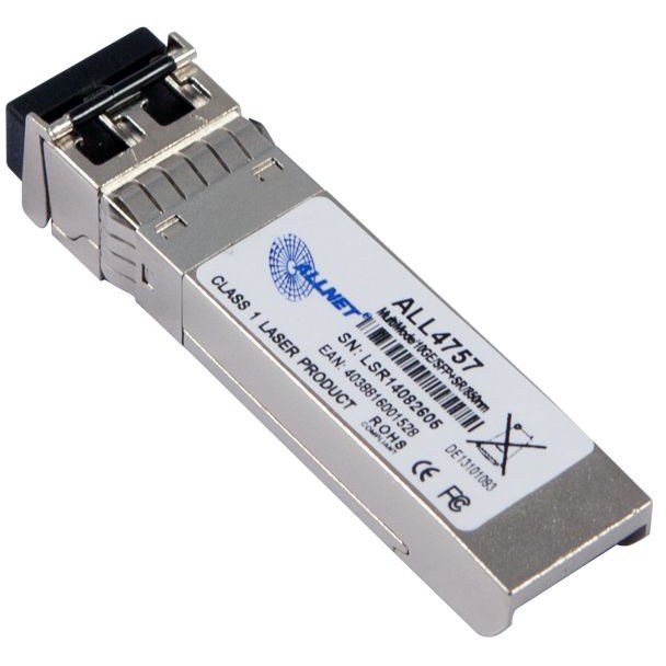 Aksesorë për Rrjet ALLNET Switch Modul ALL4757-INDU SFP+(Mini-GBIC). 10Gbit Multimode. SR/LC. Industrial -40/+85 Grad