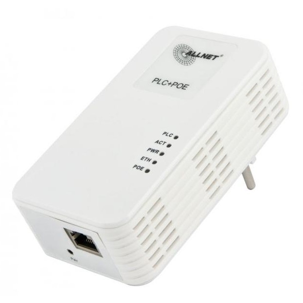 ALLNET Powerline 1200Mbps Bridge RJ45 PoE AT – HomePlug AV2 SmartLink Adapter (ALL1681203)