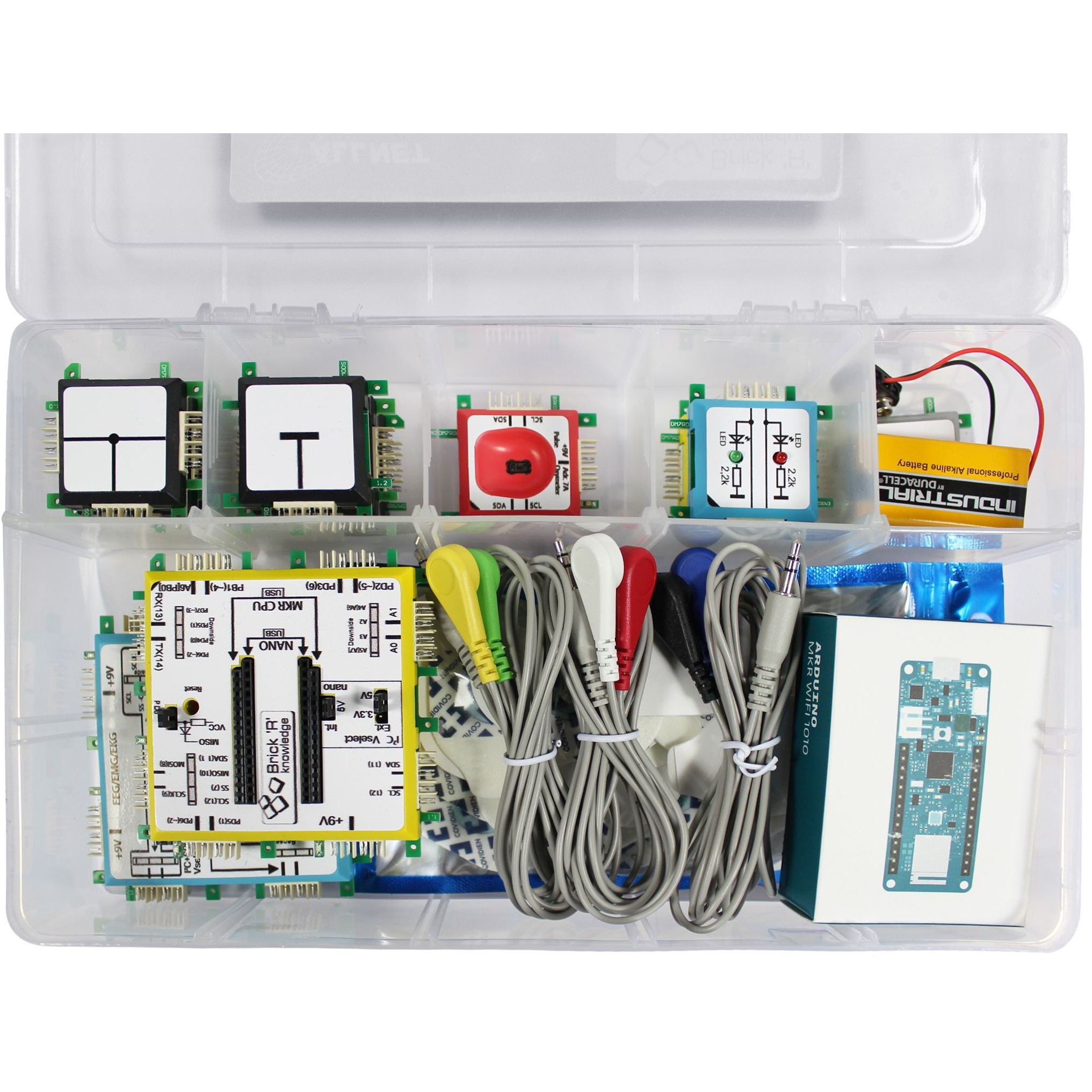 ALLNET Brick’R’knowledge Bio Feedback Set Arduino MKR 1010 EEG ECG EMG Pulse Oximeter STEM Learning Kit ALL-BRICK-0703 - Figura 5