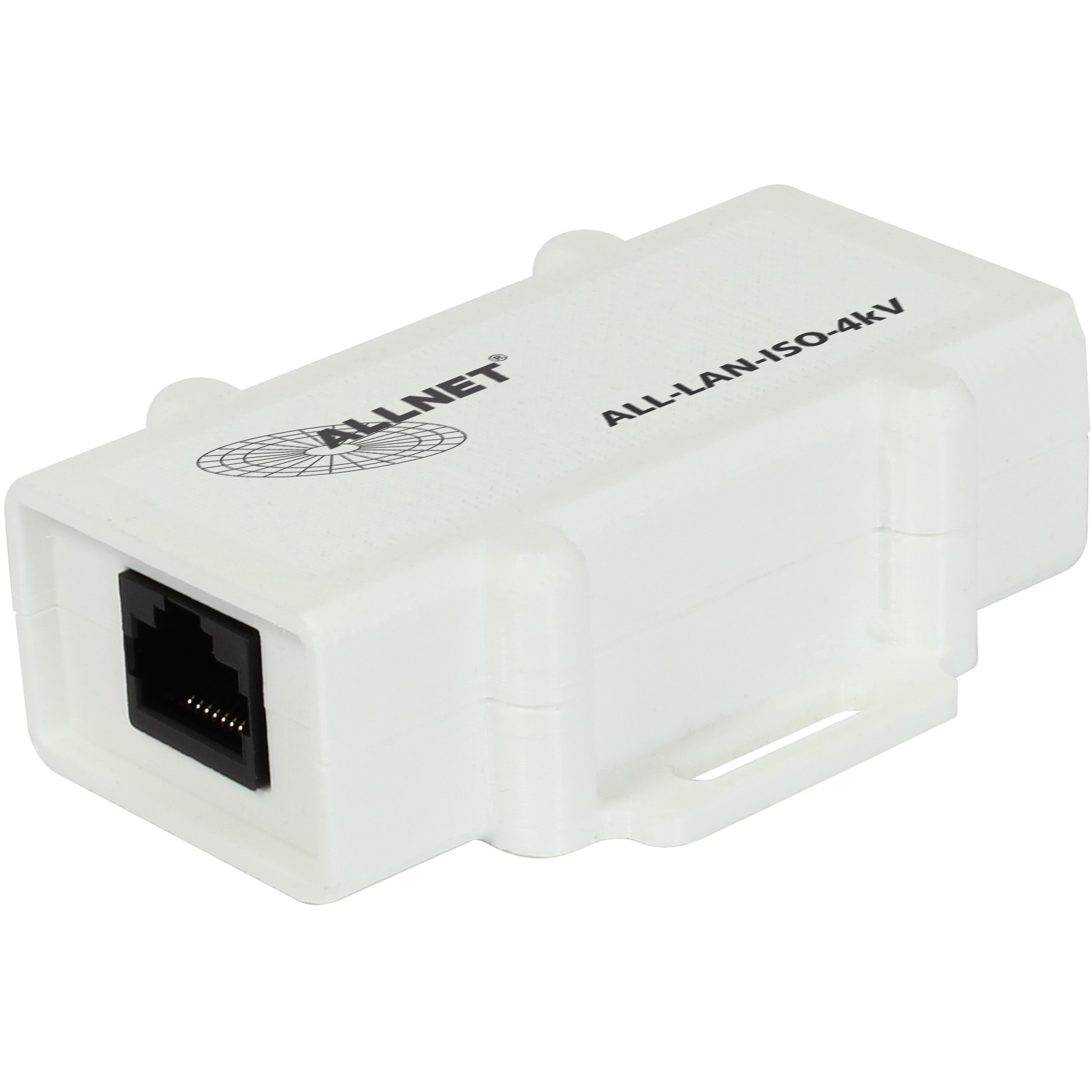 ALLNET ALL-LAN-ISO-4kV Gigabit Ethernet Isolator 4kV – RJ45 Surge & Galvanic Isolation (No PoE)