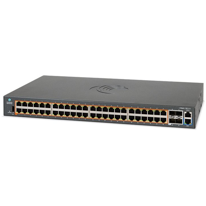 Cambium cnMatrix EX2052 48+4 Port PoE+ Managed Switch – 10G SFP+ Enterprise Switch 176Gbps