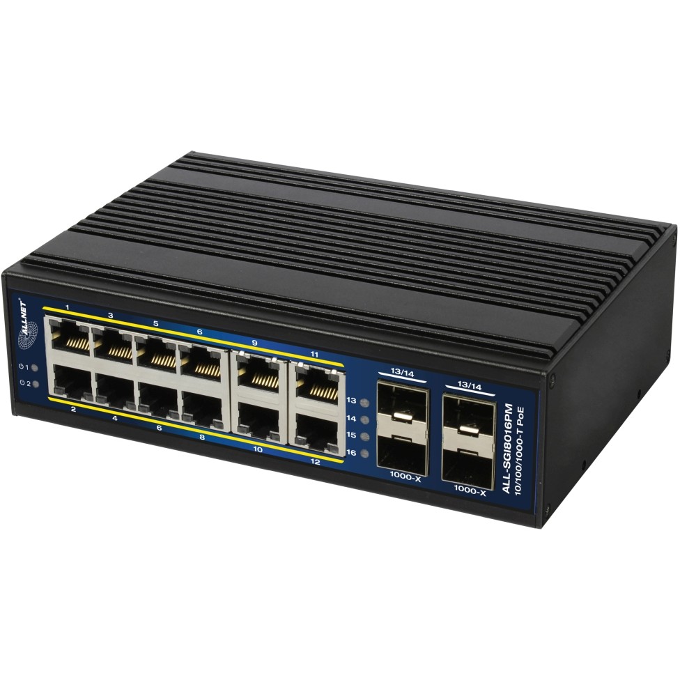 Switch ALLNET 12+4P ALL-SGI8016PM POE+ M industrial - Figura 2