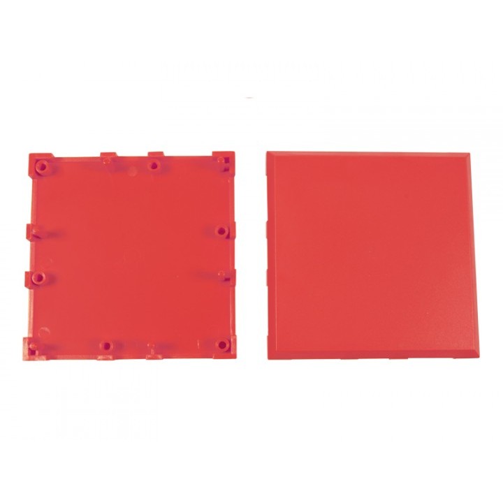 Aksesorë për Rrjet ALLNET BrickRknowledge Kunststoffschale 2x2 rot lart dhe poshtë 10er Pack - Figura 2