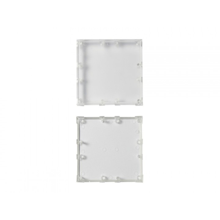 Aksesorë për Rrjet ALLNET BrickRknowledge Kunststoffschale 2x2 transparent lart dhe poshtë 10er Pack - Figura 2