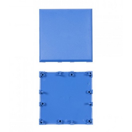 Aksesorë për Rrjet ALLNET BrickRknowledge Kunststoffschale 2x2 blu lart dhe poshtë 10er Pack - Figura 2