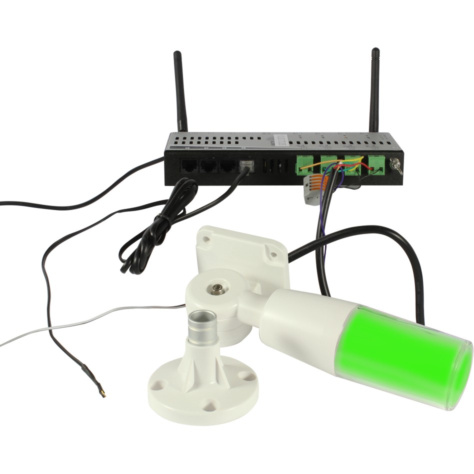 ALLNET MSR Signal & Warning Lamp – Red/Yellow/Green Flash Light with Buzzer for Industrial Automation - Figura 2