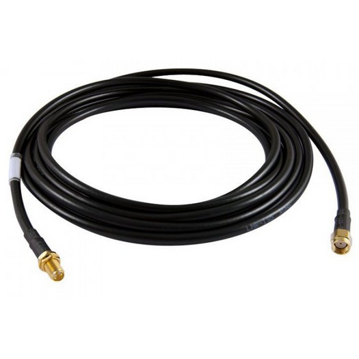 ALLNET LMR-195 5m R-SMA Male to Female Antenna Cable 500 cm Ohm Low Loss RF Cable for WiFi / LoRa / Helium IoT
