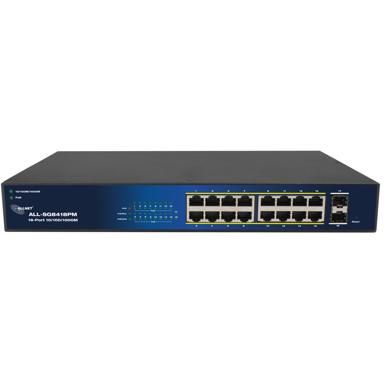 Switch ALLNET 16+2P Allnet ALL-SG8418PM POE M - Figura 2