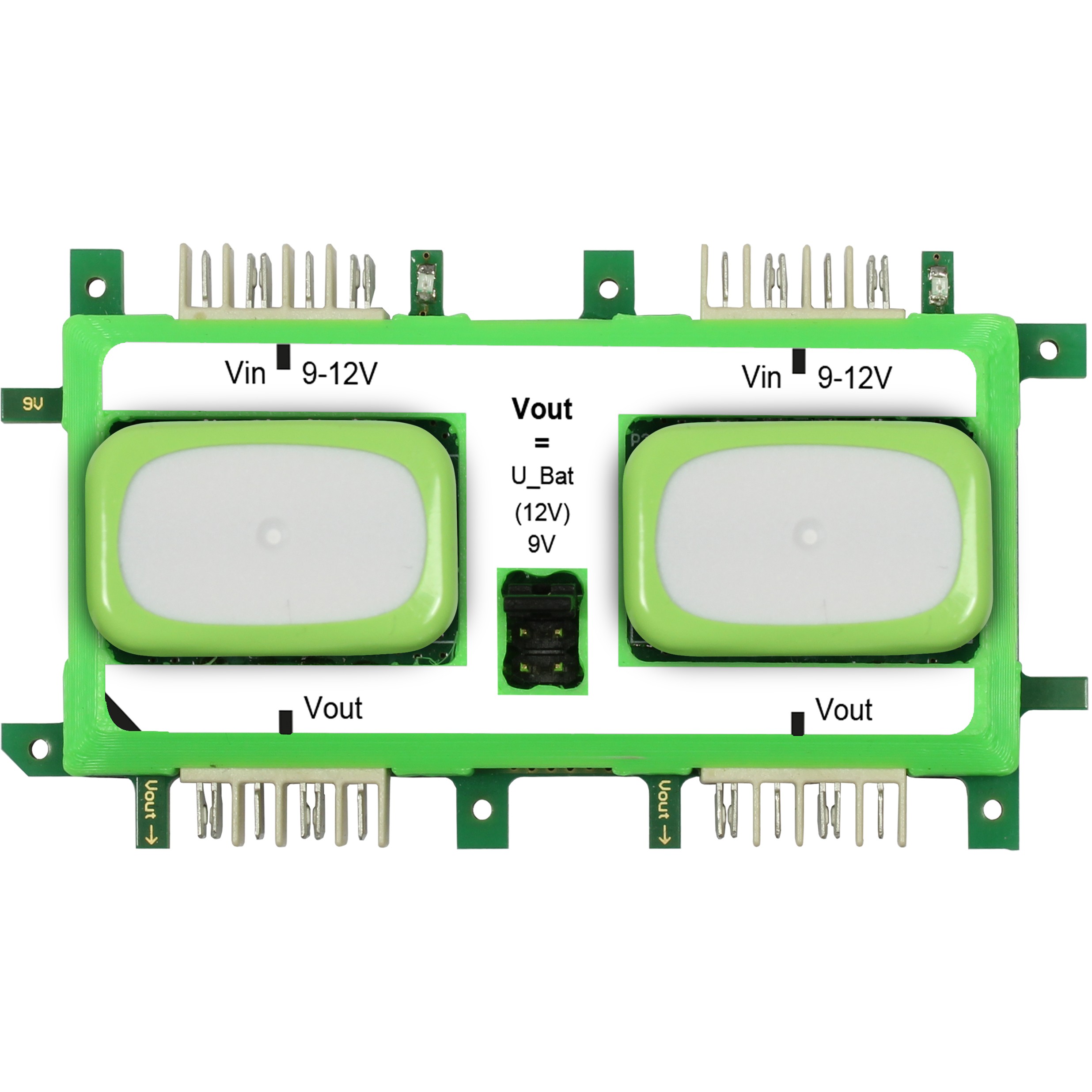 ALLNET Brick’R’knowledge Battery Brick 2x 7.4V 500mA Adjustable 9V/12V Li-Ion Power Module STEM Education ALL-BRICK-0708