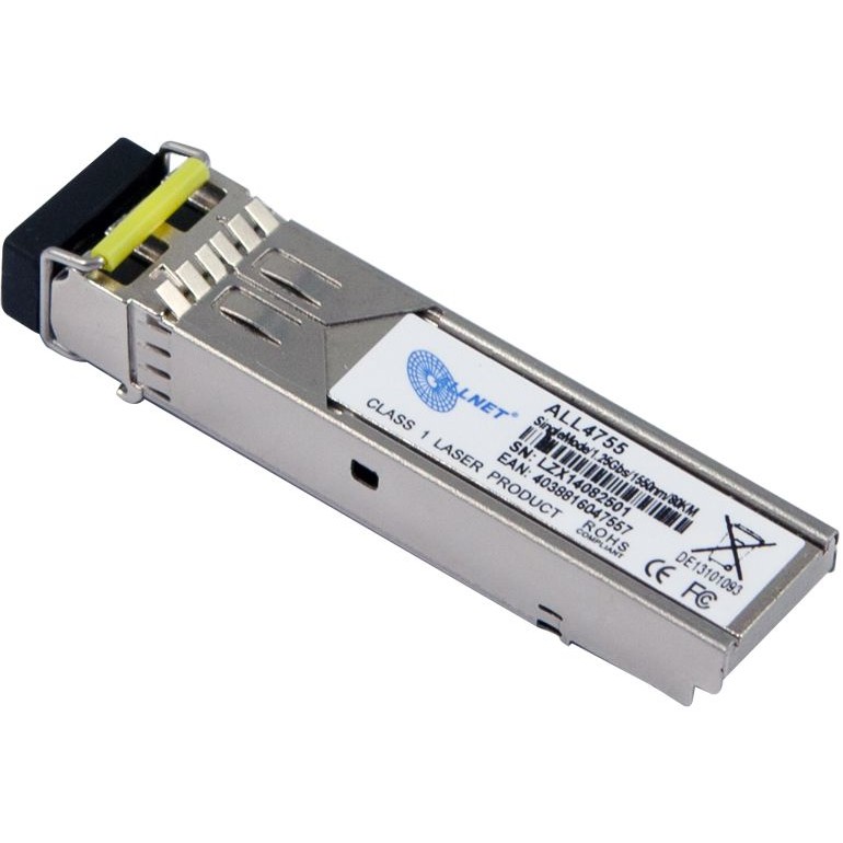 Aksesorë për Rrjet ALLNET Switch Modul ALL4755 SFP(Mini-GBIC). 1000Mbit. ZX/LC. 80KM