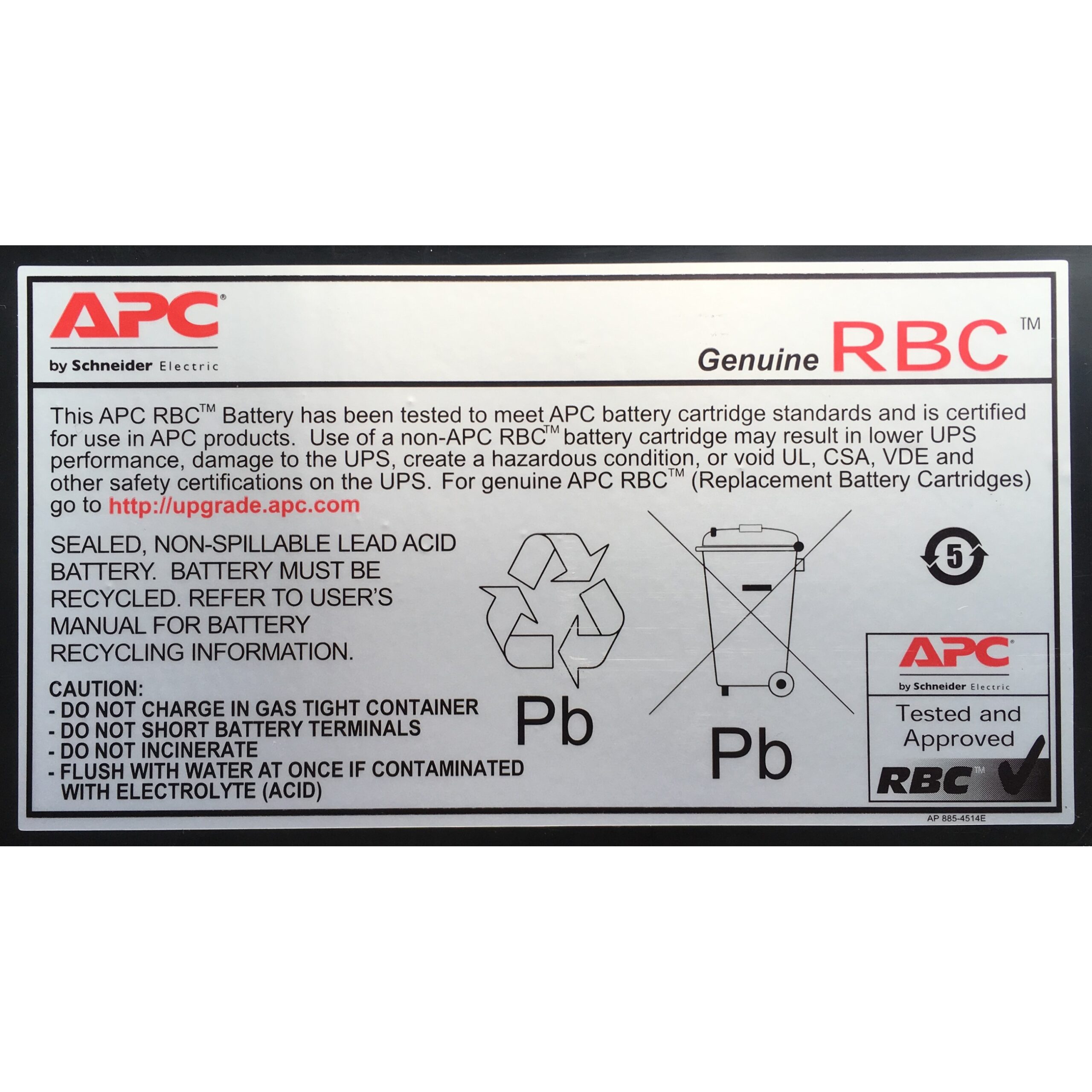 UPS APC Ersatzbatterie RBC4 - Figura 2