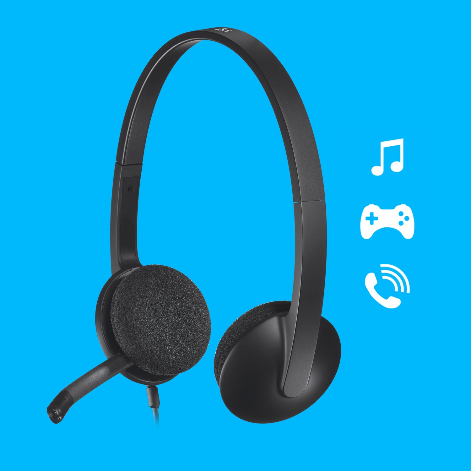 Kufje me kabllo Logitech H340. USB - Figura 4