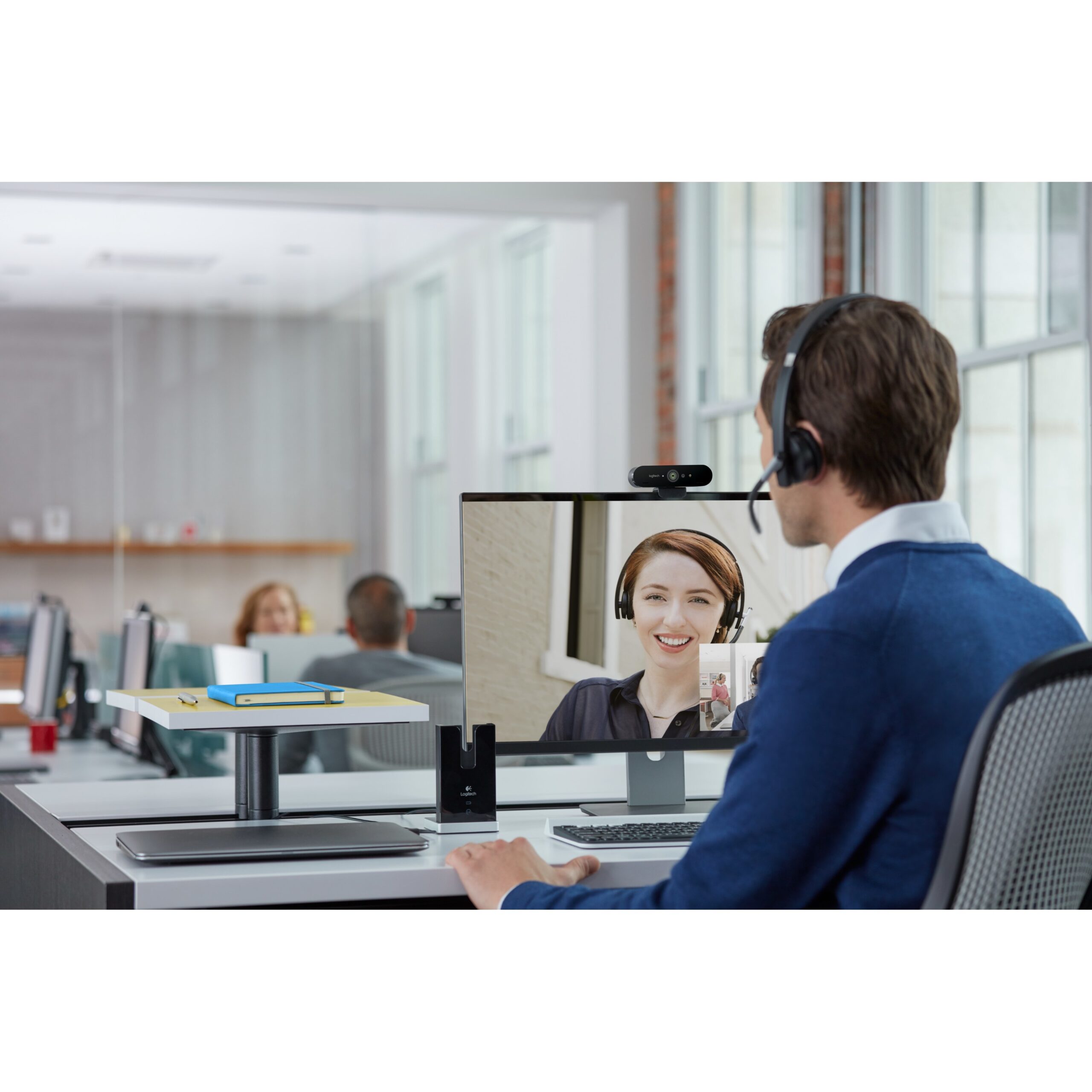 Webcam Logitech BRIO / 4K Ultra HD / 13 MP / 4096 x 2160 pixels / 90 fps / E zezë - Figura 4
