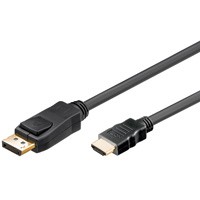 Kabllo HDMI DisplayPort 1.2 > HDMI (ST-ST) 1m Adapterkabel 4K Zi