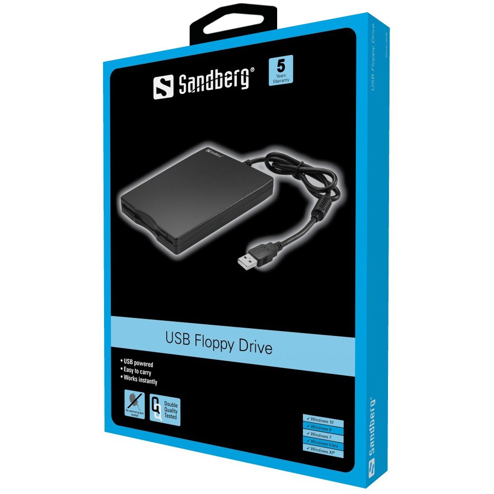 Kabllo USB SANDBERG Slim Floppy extern Sandberg - Figura 2