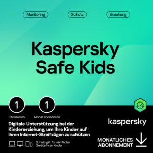 Software për Siguri Kaspersky Safe Kids – 1 User. 1 Month - Subscription (ABO) – ESD-DownloadESD