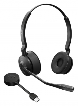 Kufje pa kabllo Jabra Engage 55 SE Stereo Link400c UC with Charging Station - Zezë - Figura 3