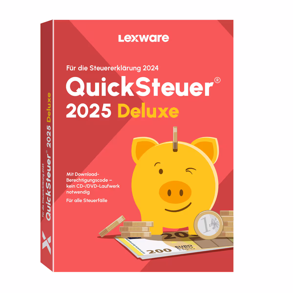 ESD Software Lexware QuickSteuer Deluxe 2025 - 1 Device. bis zu 5 Steuererklärungen - ESD-DownloadESD
