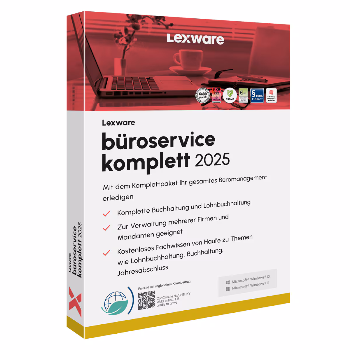 ESD Software Lexware Büroservice Komplett 2025 Mehrplatzversion - 1 Device. ABO - ESD -DownloadESD