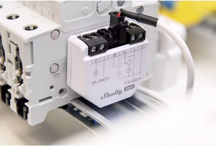Shelly Relais "EM Gen3" WLAN Stromzähler Messfunktion inkl. 1x 50A Klemme