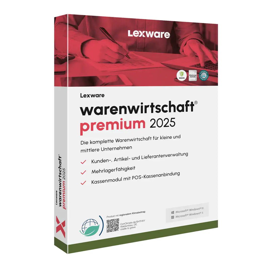ESD Software Lexware Warenwirtschaft Premium 2025 - 1 Device. 1 Year - ESD-DownloadESD